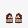 Sandali bassi da donna Cecily Step in pelle color champagne Sandali bassi da donna Cecily Step in pelle color champagne