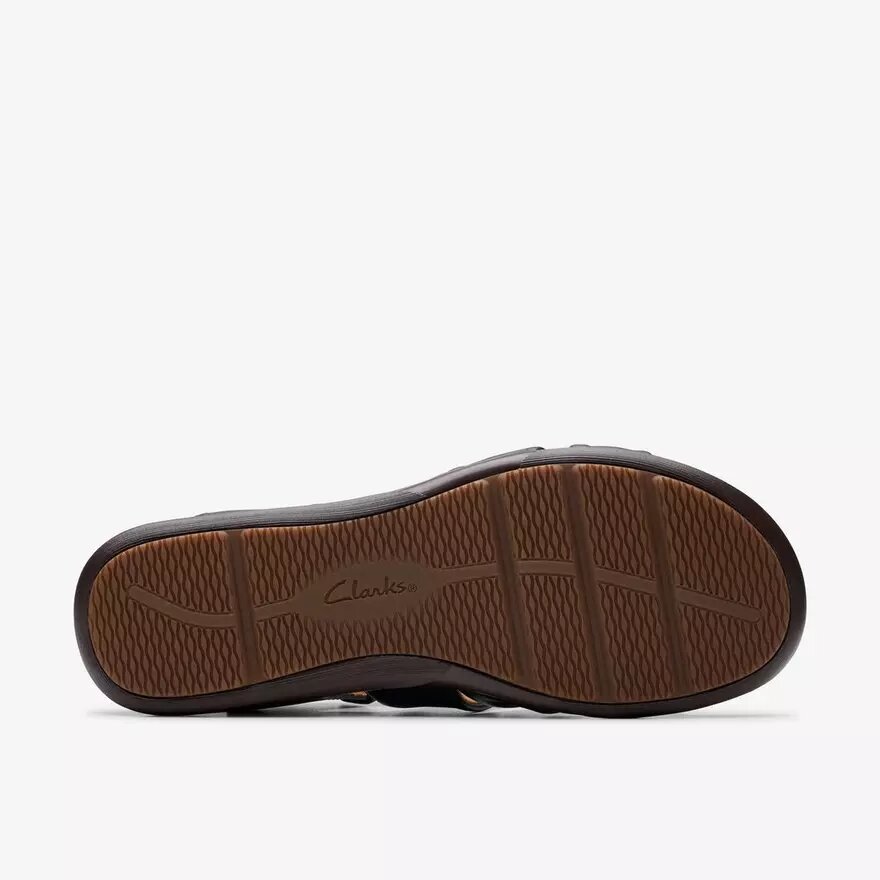 Sandali bassi da donna Kitly Ave in pelle blu navy Sandali bassi da donna Kitly Ave in pelle blu navy