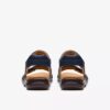 Sandali bassi da donna Kitly Ave in pelle blu navy Sandali bassi da donna Kitly Ave in pelle blu navy
