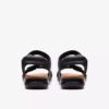Sandali bassi da donna Kitly Ave in pelle nera Sandali bassi da donna Kitly Ave in pelle nera