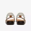 Sandali bassi da donna Kitly Gem in pelle bianca Sandali bassi da donna Kitly Gem in pelle bianca