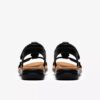 Sandali bassi da donna Kitly Gem in pelle nera Sandali bassi da donna Kitly Gem in pelle nera