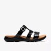 Sandali bassi da donna Kitly Pearl in vernice nera