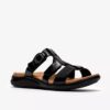 Sandali bassi da donna Kitly Pearl in vernice nera