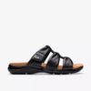 Sandali bassi da donna Kitly Slide in pelle nera Sandali bassi da donna Kitly Slide in pelle nera