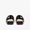 Sandali bassi da donna Kitly Slide in pelle nera Sandali bassi da donna Kitly Slide in pelle nera
