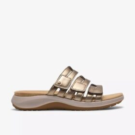 Sandali bassi da donna Maelynn Abby Gold Metallic