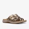 Sandali bassi da donna Maelynn Abby Gold Metallic