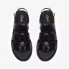 Sandali bassi da donna Orinoco3 con cinturino in pelle nera Sandali bassi da donna Orinoco3 con cinturino in pelle nera