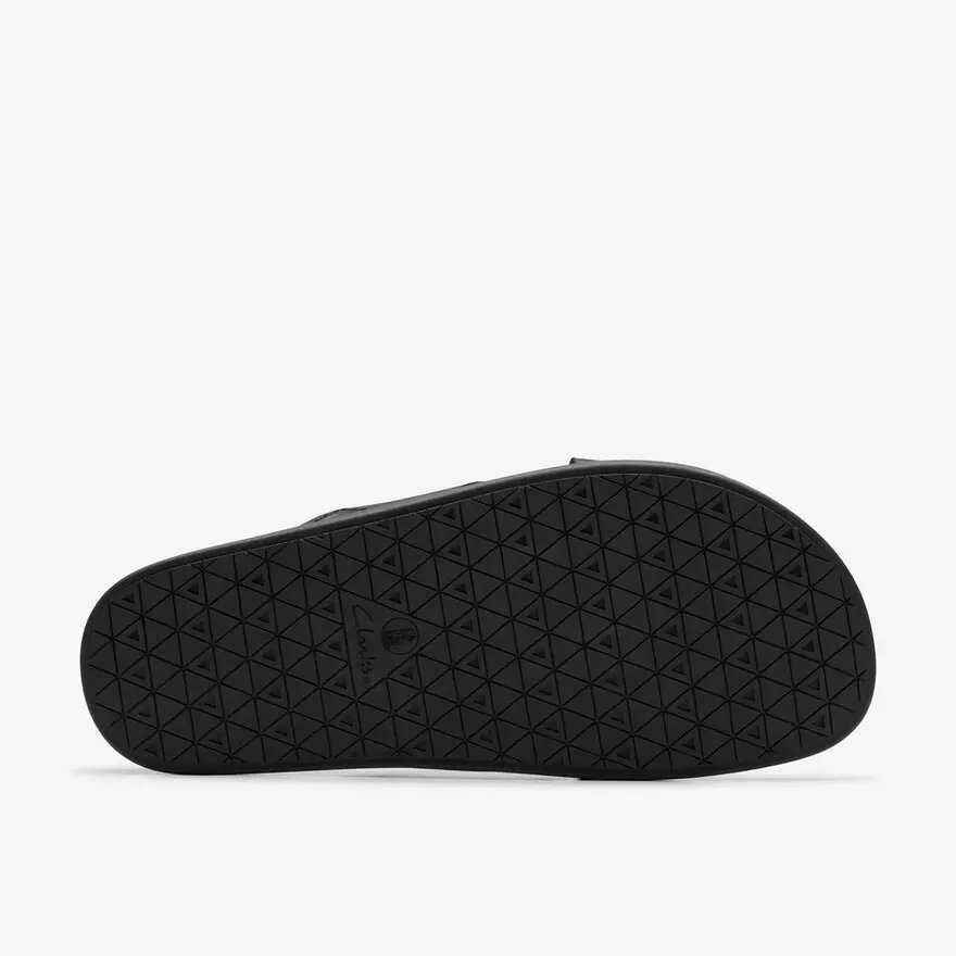 Sandali bassi da uomo Torford Cross in pelle nera Sandali bassi da uomo Torford Cross in pelle nera