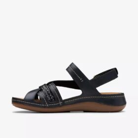 Sandali con listini combinati Cecily Strap da donna, neri