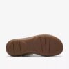 Sandali con listini da donna Cecily Strap in pelle color crema