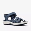Sandali con listini da donna Mira Shore blu navy