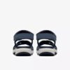 Sandali con listini da donna Mira Shore blu navy
