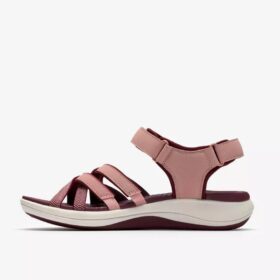 Sandali con listini da donna Mira Shore color marrone rossiccio