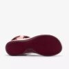 Sandali con listini da donna Mira Shore color marrone rossiccio