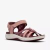 Sandali con listini da donna Mira Shore color marrone rossiccio