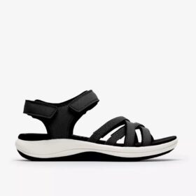 Sandali con listini Mira Shore da donna, neri