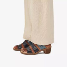 Sandali con tacco da donna Emily 2 Adella blu navy multicolore