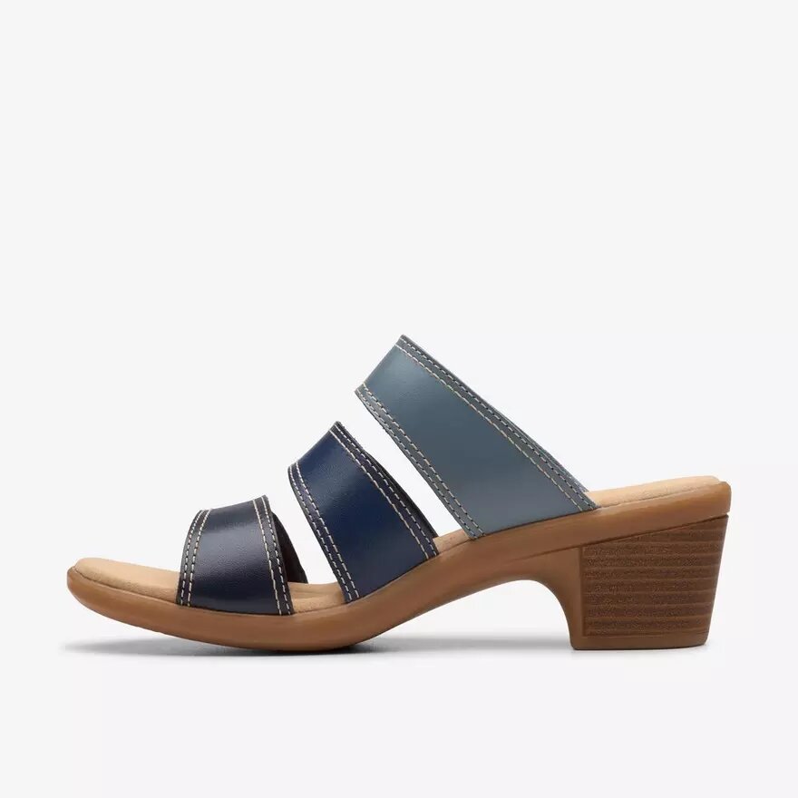 Sandali con tacco da donna Emily 2 Adella blu navy multicolore Sandali con tacco da donna Emily 2 Adella blu navy multicolore