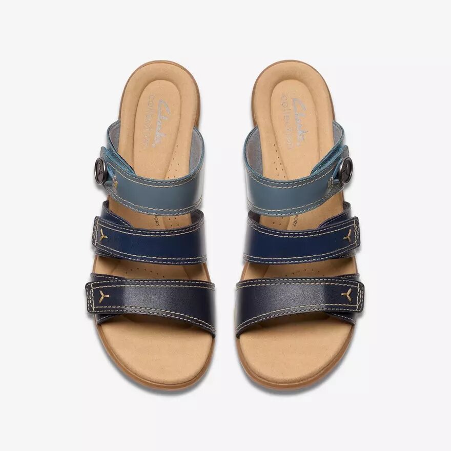 Sandali con tacco da donna Emily 2 Adella blu navy multicolore Sandali con tacco da donna Emily 2 Adella blu navy multicolore