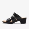 Sandali con tacco da donna Emily 2 Adella in pelle nera Sandali con tacco da donna Emily 2 Adella in pelle nera