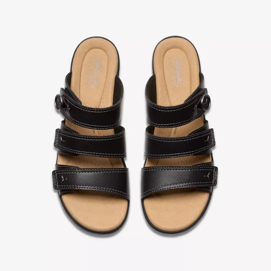 Sandali con tacco da donna Emily 2 Adella in pelle nera Sandali con tacco da donna Emily 2 Adella in pelle nera