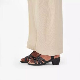 Sandali con tacco da donna Emily 2 Rose in pelle nera