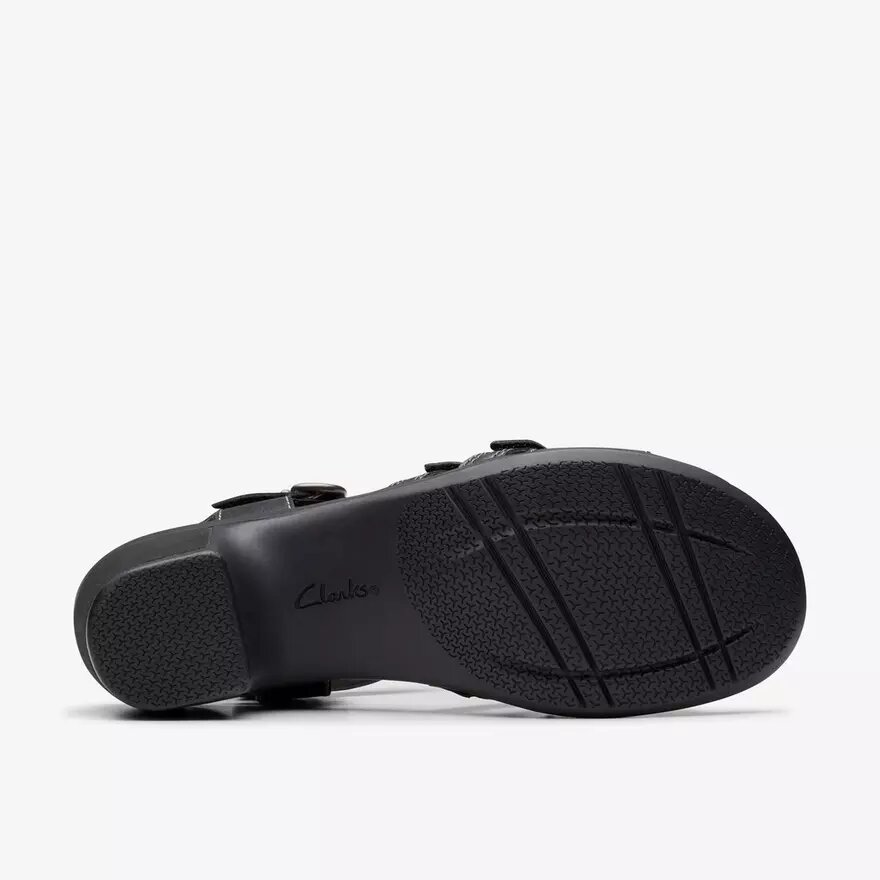Sandali con tacco da donna Emily 2 Rose in pelle nera Sandali con tacco da donna Emily 2 Rose in pelle nera