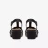 Sandali con tacco da donna Emily 2 Rose in pelle nera Sandali con tacco da donna Emily 2 Rose in pelle nera