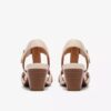 Sandali con tacco da donna Kymber Glow in pelle color crema Sandali con tacco da donna Kymber Glow in pelle color crema