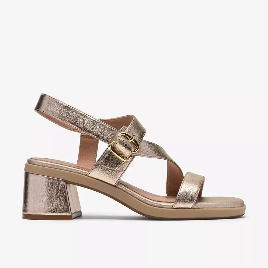 Sandali con tacco Jaylan Sol Champagne da donna Sandali con tacco Jaylan Sol Champagne da donna
