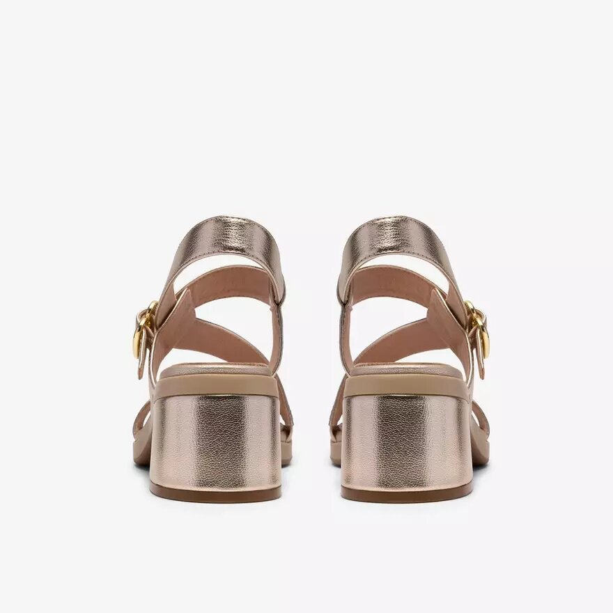 Sandali con tacco Jaylan Sol Champagne da donna Sandali con tacco Jaylan Sol Champagne da donna