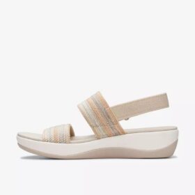 Sandali con zeppa Arla Stroll Beige Cloudsteppers™ da donna