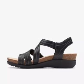 Sandali con zeppe Calenne Clara da donna, neri