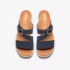 Sandali con zeppe Kidiki Cove da donna in nabuk blu navy