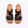 Sandali con zeppe Kidiki Cove in pelle nera da donna