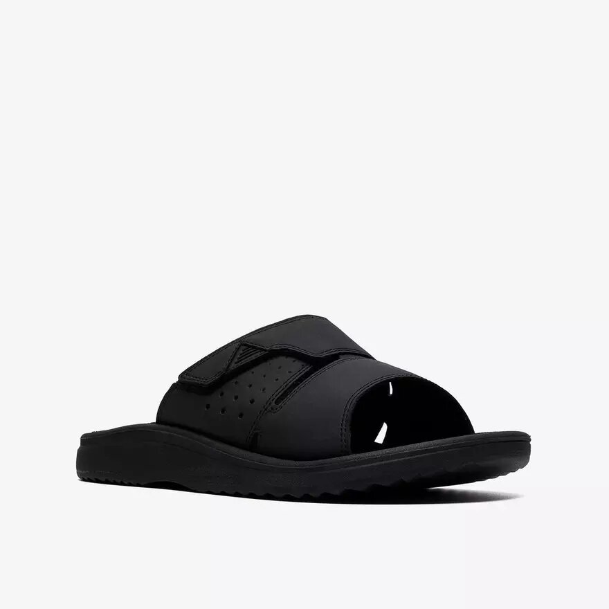 Sandali da uomo Breeze Slide neri Sandali da uomo Breeze Slide neri