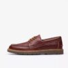 Scarpa da barca da uomo Weltridge Moc in pelle marrone scuro Scarpa da barca da uomo Weltridge Moc in pelle marrone scuro