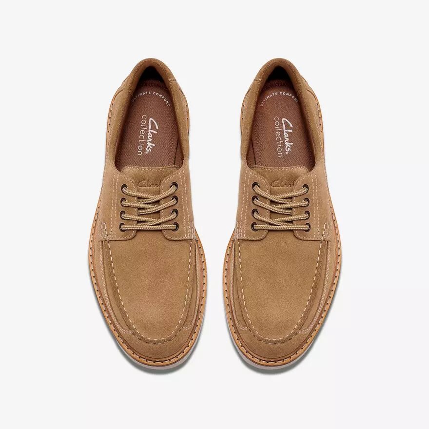 Scarpa da barca da uomo Weltridge Moc in pelle scamosciata color sabbia Scarpa da barca da uomo Weltridge Moc in pelle scamosciata color sabbia