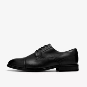 Scarpa da uomo Bowburn Cap in pelle nera