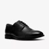 Scarpa da uomo Bowburn Cap in pelle nera Scarpa da uomo Bowburn Cap in pelle nera