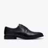 Scarpa da uomo Bowburn Oxford in pelle nera con lacci