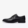 Scarpa da uomo Bowburn Oxford in pelle nera con lacci