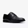 Scarpa da uomo Bowburn Oxford in pelle nera con lacci