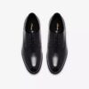 Scarpa da uomo Bowburn Oxford in pelle nera con lacci