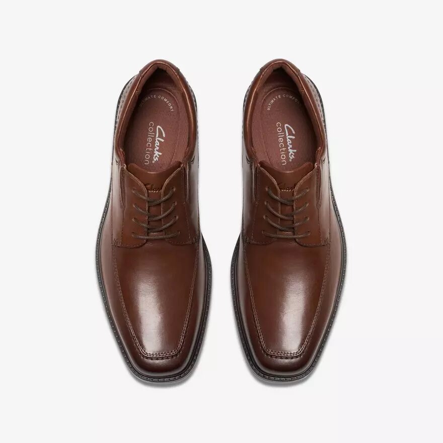 Scarpa da uomo Dresslite Ace in pelle mogano Oxford Scarpa da uomo Dresslite Ace in pelle mogano Oxford