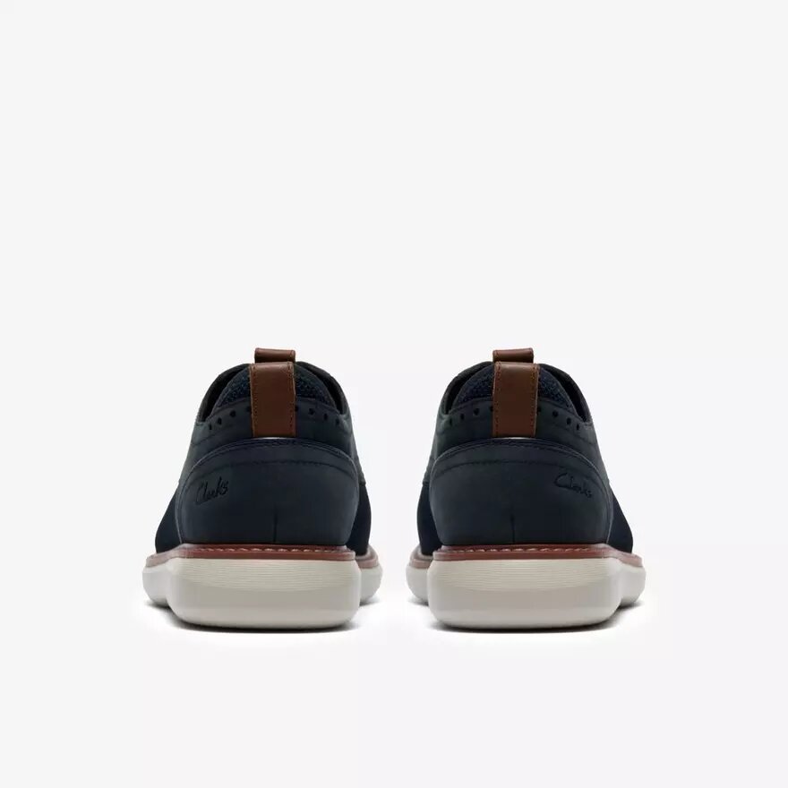 Scarpa Derby da uomo Brantin Plain in maglia blu navy Scarpa Derby da uomo Brantin Plain in maglia blu navy