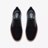 Scarpa Oxford da uomo Brantin in maglia nera a tinta unita Scarpa Oxford da uomo Brantin in maglia nera a tinta unita