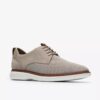 Scarpa Oxford da uomo Brantin Plain in maglia grigia Scarpa Oxford da uomo Brantin Plain in maglia grigia